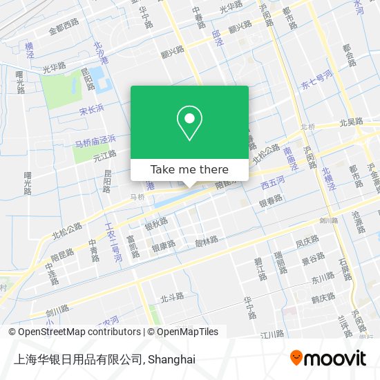 上海华银日用品有限公司 map