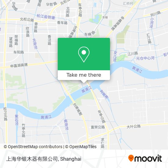 上海华银木器有限公司 map