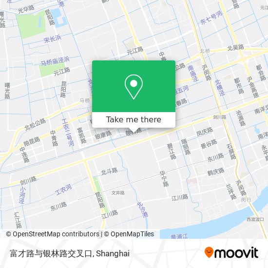 富才路与银林路交叉口 map