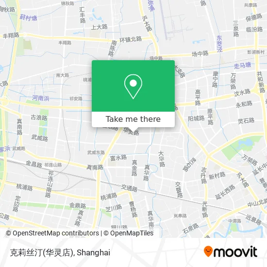 克莉丝汀(华灵店) map