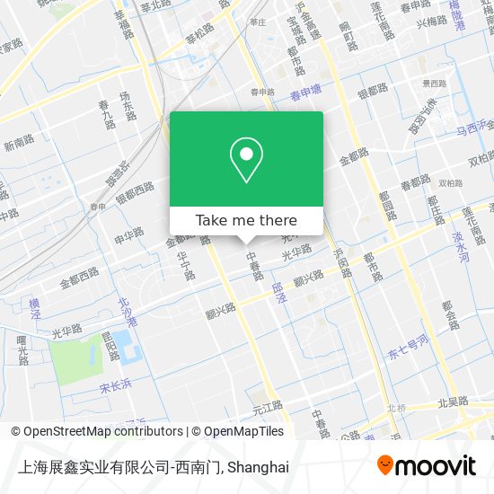上海展鑫实业有限公司-西南门 map