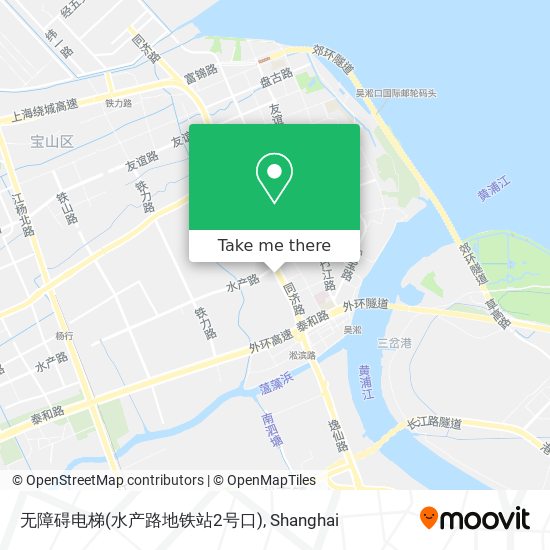无障碍电梯(水产路地铁站2号口) map