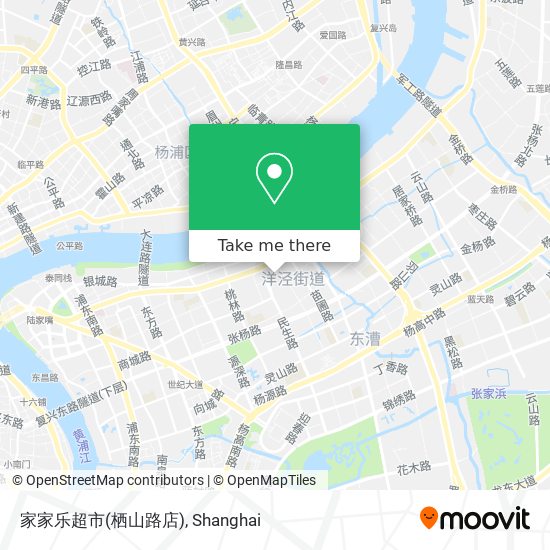家家乐超市(栖山路店) map