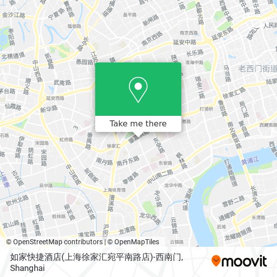 如家快捷酒店(上海徐家汇宛平南路店)-西南门 map