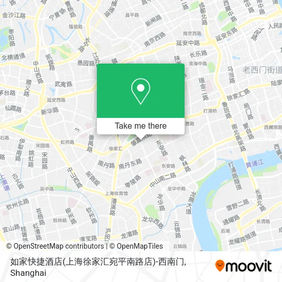 如家快捷酒店(上海徐家汇宛平南路店)-西南门 map