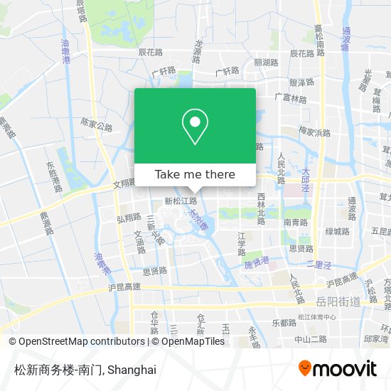 松新商务楼-南门 map