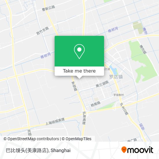 巴比馒头(美康路店) map