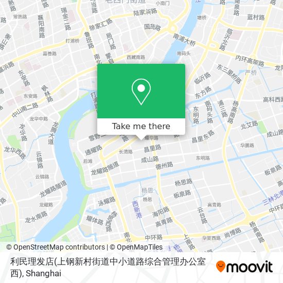 利民理发店(上钢新村街道中小道路综合管理办公室西) map