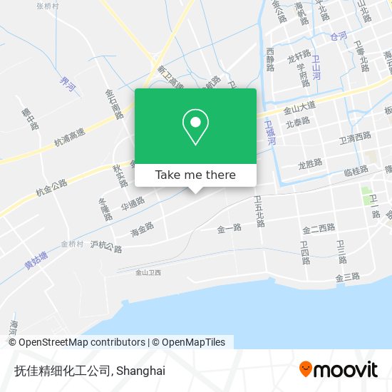 抚佳精细化工公司 map