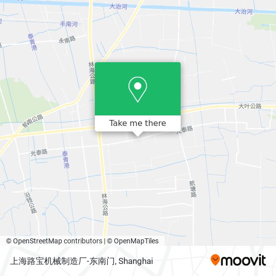 上海路宝机械制造厂-东南门 map