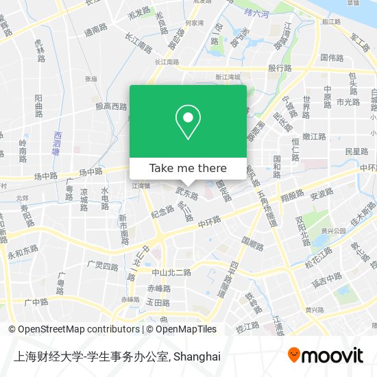 上海财经大学-学生事务办公室 map