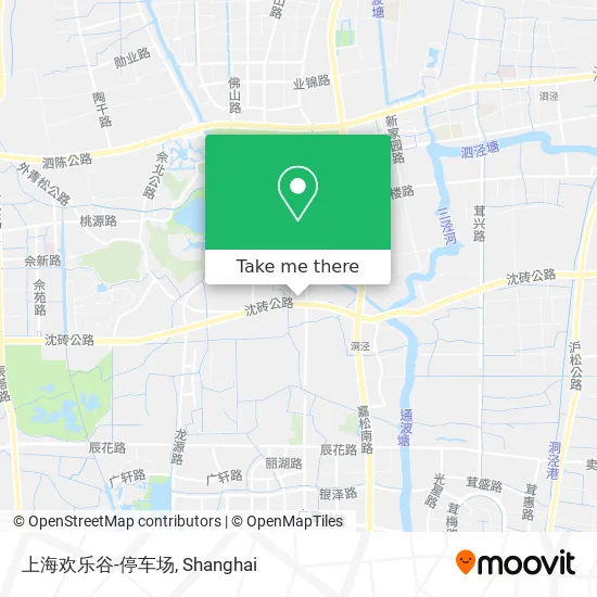 上海欢乐谷-停车场 map