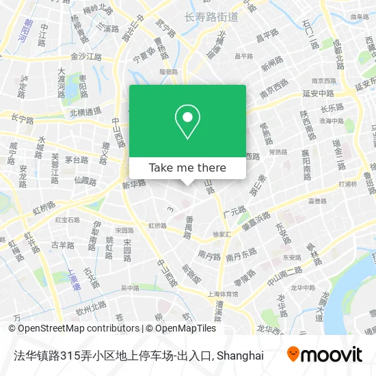 法华镇路315弄小区地上停车场-出入口 map