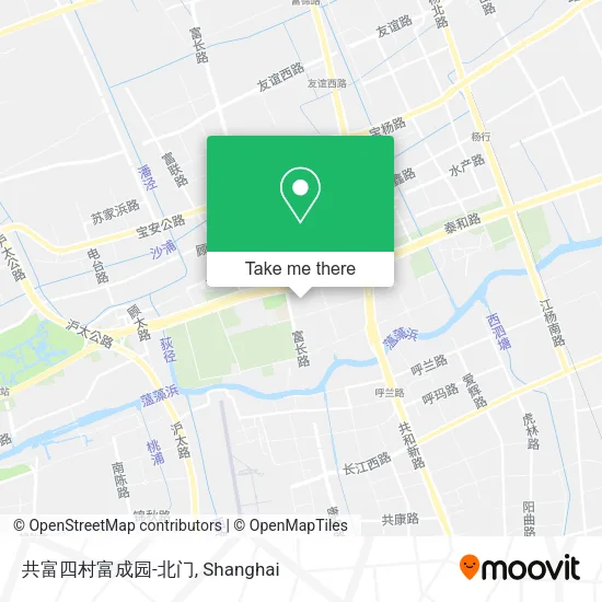 共富四村富成园-北门 map
