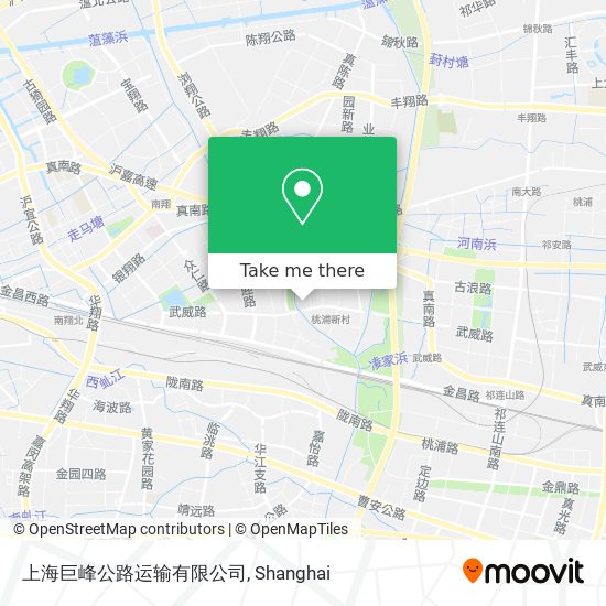 上海巨峰公路运输有限公司 map