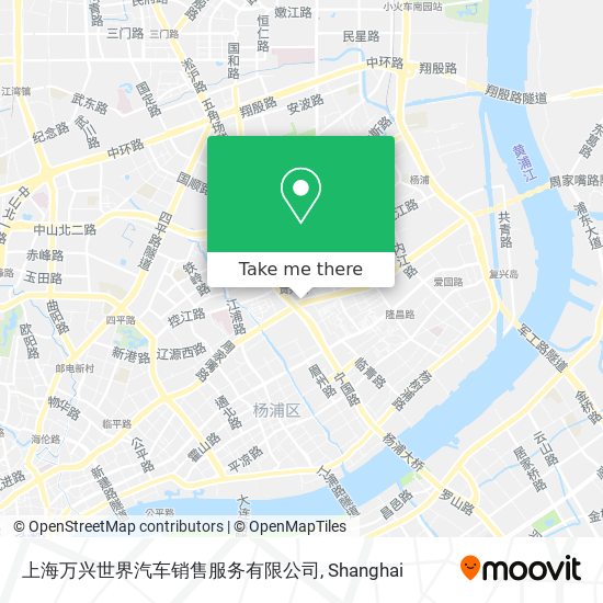 上海万兴世界汽车销售服务有限公司 map