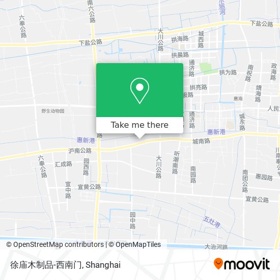 徐庙木制品-西南门 map