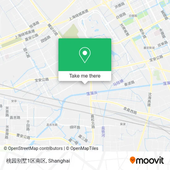 桃园别墅1区南区 map