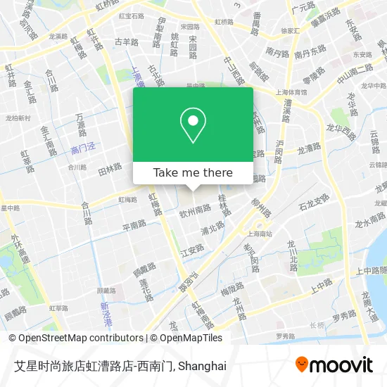 艾星时尚旅店虹漕路店-西南门 map