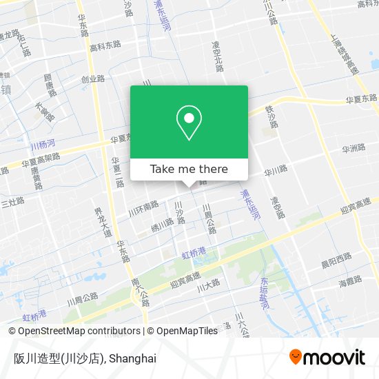 阪川造型(川沙店) map