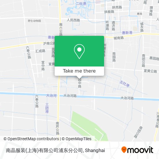 南晶服装(上海)有限公司浦东分公司 map