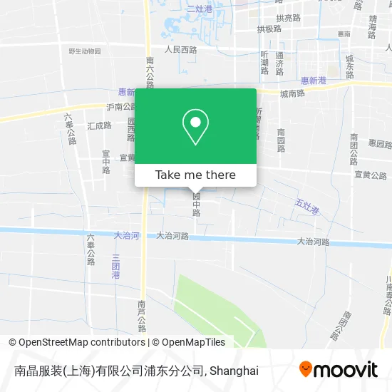 南晶服装(上海)有限公司浦东分公司 map
