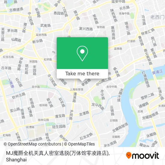 MJ魔爵全机关真人密室逃脱(万体馆零凌路店) map