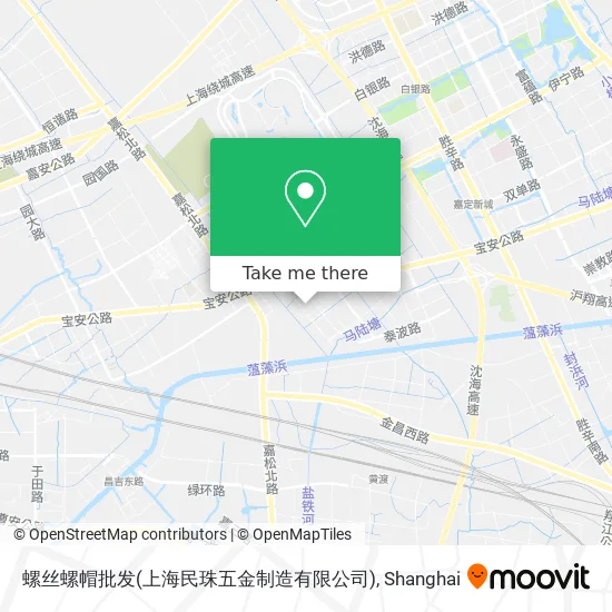 螺丝螺帽批发(上海民珠五金制造有限公司) map