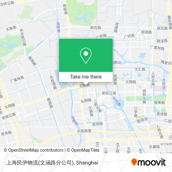 上海民伊物流(文涵路分公司) map