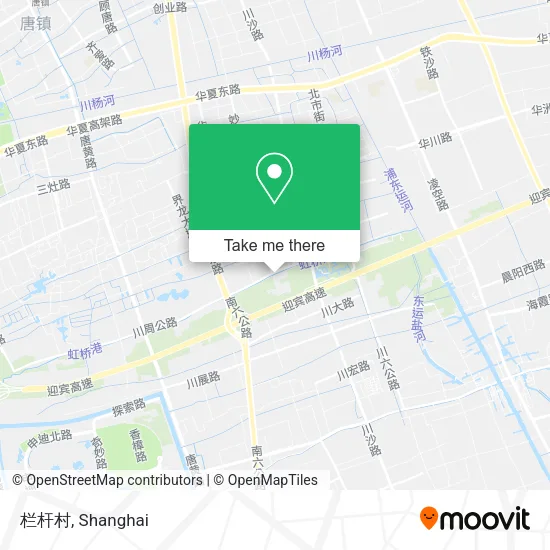 栏杆村 map