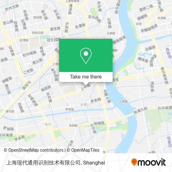 上海现代通用识别技术有限公司 map