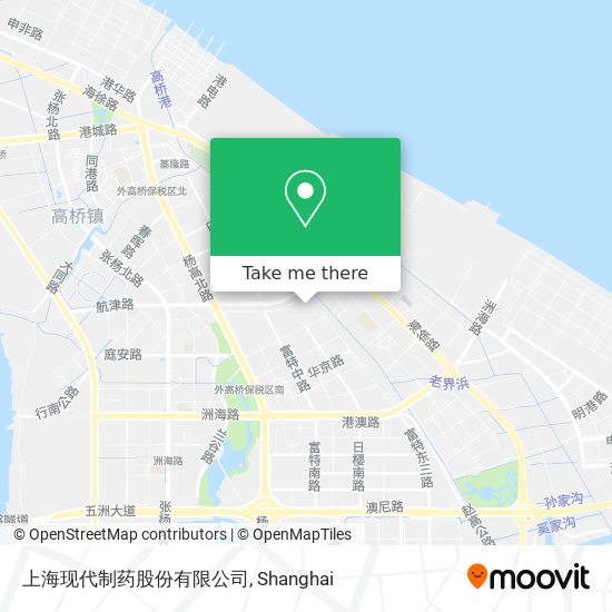 上海现代制药股份有限公司 map