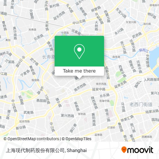 上海现代制药股份有限公司 map