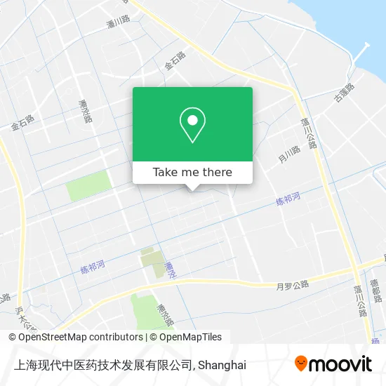上海现代中医药技术发展有限公司 map