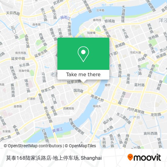莫泰168陆家浜路店-地上停车场 map