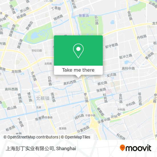 上海彭丁实业有限公司 map
