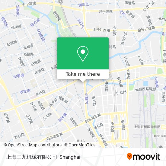 上海三九机械有限公司 map