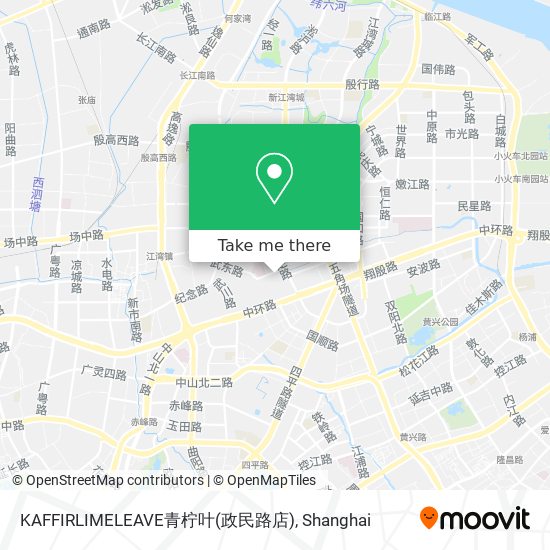 KAFFIRLIMELEAVE青柠叶(政民路店) map