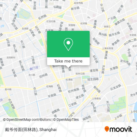 戴爷传面(田林路) map