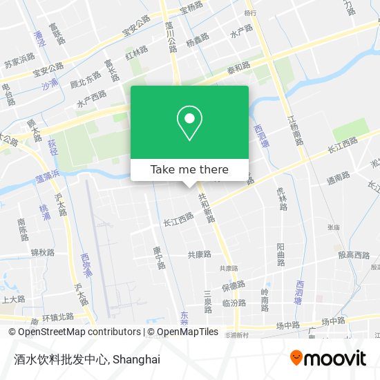 酒水饮料批发中心 map