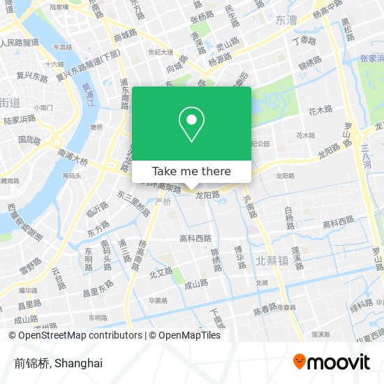 前锦桥 map