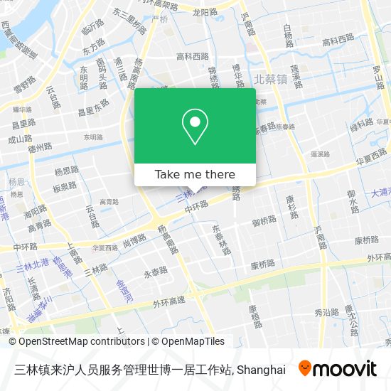 三林镇来沪人员服务管理世博一居工作站 map
