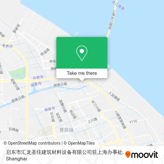 启东市汇龙圣佳建筑材料设备有限公司驻上海办事处 map
