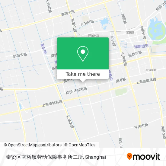 奉贤区南桥镇劳动保障事务所二所 map