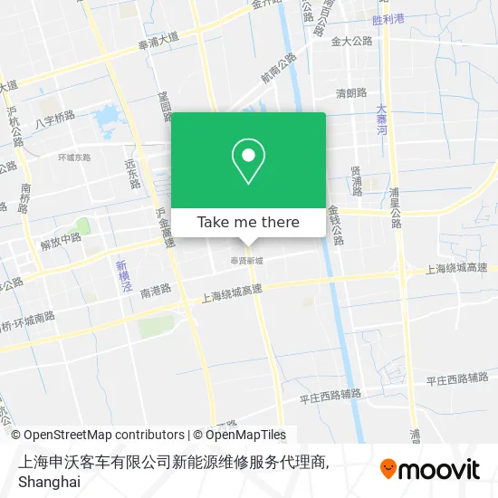 上海申沃客车有限公司新能源维修服务代理商 map
