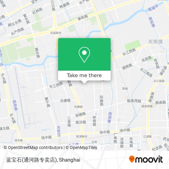 蓝宝石(通河路专卖店) map