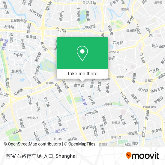 蓝宝石路停车场-入口 map