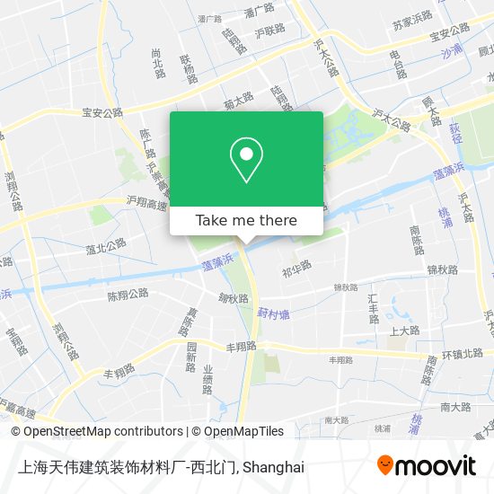上海天伟建筑装饰材料厂-西北门 map