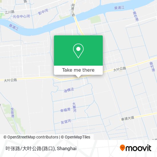 叶张路/大叶公路(路口) map