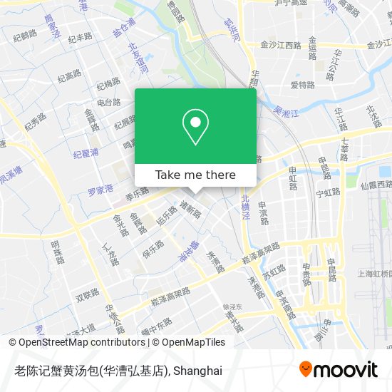 老陈记蟹黄汤包(华漕弘基店) map